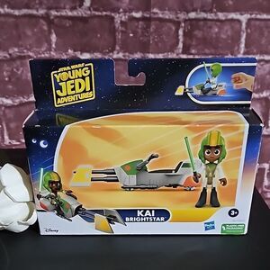 Hasbro Star Wars Young Jedi Adventures Kai Brightstar Toy - Green